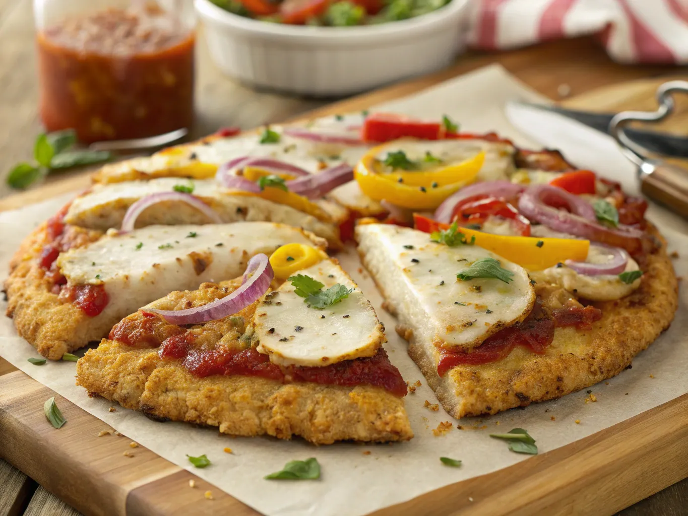 chicken crust pizza recipe