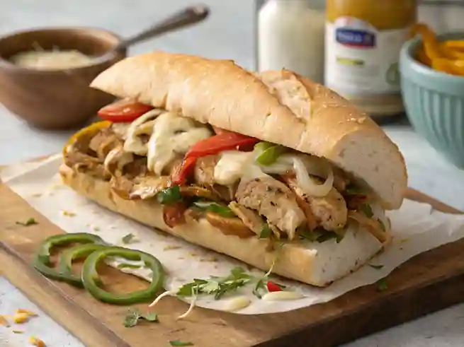 chicken philly cheesesteak recipe