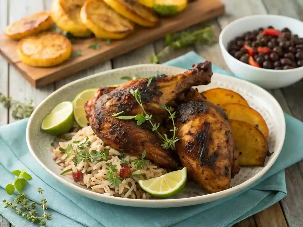 jerk baked chicken recipe.