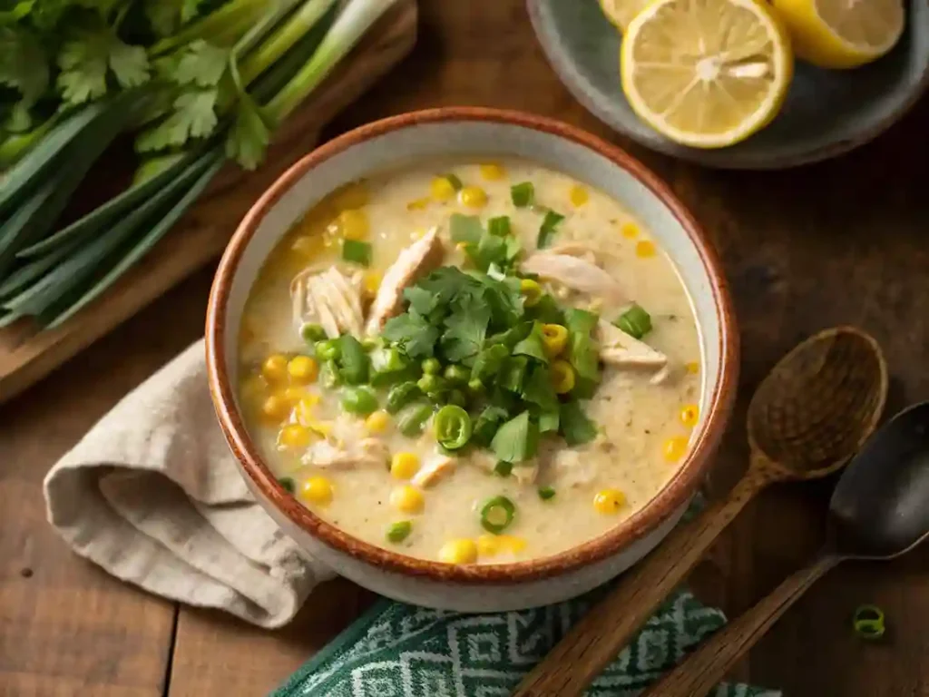 chicken corn soup recipe