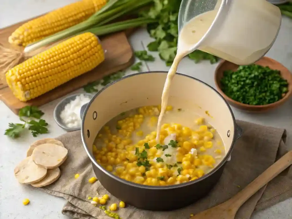 chicken corn soup recipe