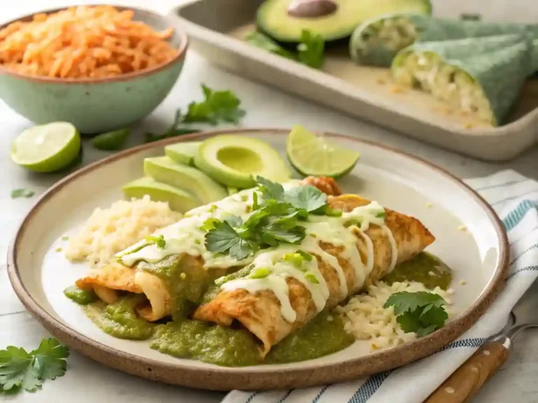 Chicken Enchilada Recipe with Green Sauce